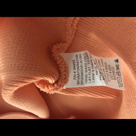 Orange Mini Bandage Dress - size Small - Picture 7 of 8